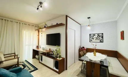 Apartamento à venda em Americana-SP, Vila Branca: 3 quartos, 1 suíte, 1 sala, 2 banheiros, 1 vaga de garagem, 70m². Venha conferir!