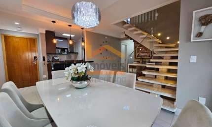 Cobertura de luxo à venda em Americana-SP, no Jardim São Paulo: 4 quartos, 1 suíte, 3 salas, 3 banheiros, 3 vagas de garagem e 170m².