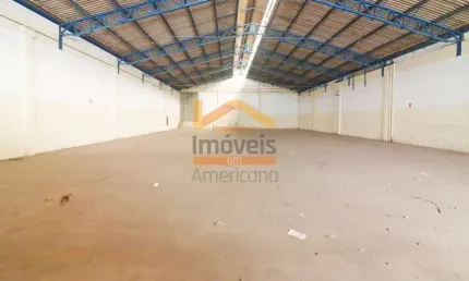 Salão industrial com 1.000m² em condomínio fechado no bairro machadinho em Americana SP  R$ 9.700,00