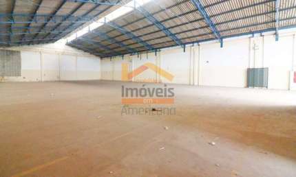 Salão industrial com 1.000m² em condomínio fechado no bairro machadinho em Americana SP  R$ 9.700,00