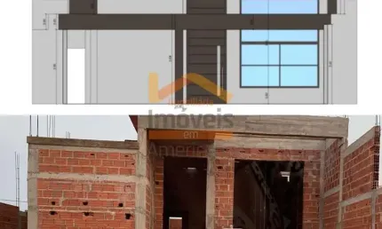 Erreno com construção parcial mais projeto, bairro reserva centenária em sbo r$ 420.000,00