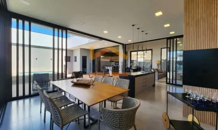 Casa de luxo em condomínio à venda em Americana-SP: 4 quartos, 4 suítes, 3 salas, 6 banheiros, 4 vagas e 280m².