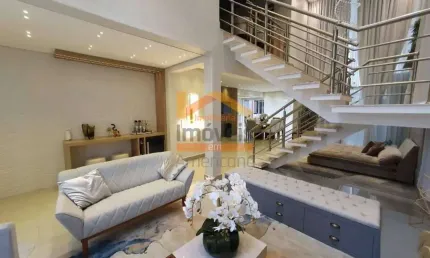 Lindo sobrado com acabamento de alto padrão no condomínio villagio! venda r$ 2.700.000,00