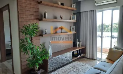 Imperdível! apartamento à venda em americana-sp, jardim jacyra. 3 quartos, 1 suíte, 2 salas, 2 banheiros, 1 vaga, 81m².