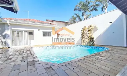 Casa para locação de alto padrão no bairro Werner Plaas, Americana-SP: 3 quartos, 1 suite, 2 salas, 4 banheiros, 2 vagas, 275m².