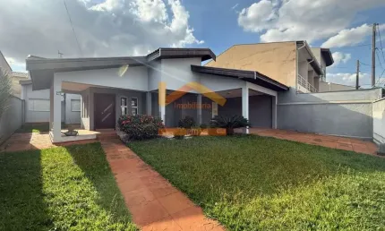 Casa para locação em americana-sp, parque novo mundo: 4 quartos, 1 suíte, 3 salas, 4 banheiros, 4 vagas, 245m². venha conferir!