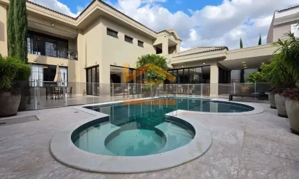 Casa de luxo em condomínio no Jardim Trípoli, Americana-SP: 3 quartos, 3 suítes, 3 salas, 5 banheiros, 4 vagas, 554m².
