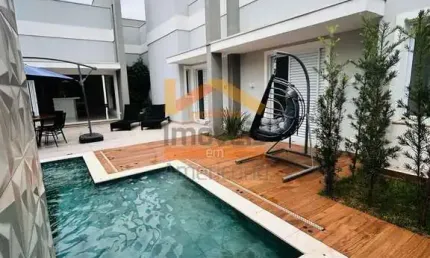 Casa de alto padrão no condomínio jardim phillipson park em americana-sp: 3 quartos, 3 suítes, 3 salas, 5 banheiros, 4 vagas, 225m².