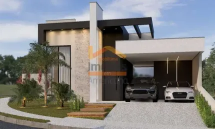 Casa de luxo em condomínio: 3 quartos, 3 suítes, 2 salas, 5 banheiros, 4 vagas e 200,30m² em Nova Odessa-SP!