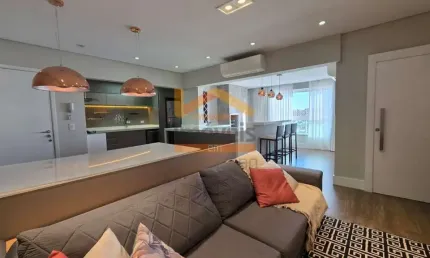 Apartamento à venda em Americana-SP, Jardim São Domingos: 2 quartos, 2 suítes, 2 salas, 3 banheiros, 2 vagas, 96m².