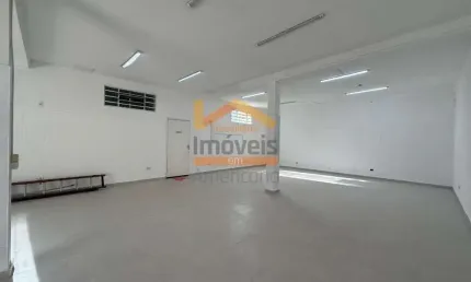 Salão Comercial de Alto Padrão para Locação em Americana-SP, Vila Santa Catarina: 1 Sala, 2 Banheiros, 100m² de Área.