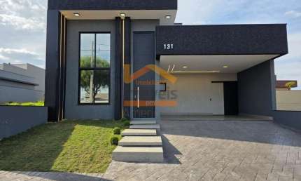 Luxuosa Casa de Condomínio à Venda em Nova Odessa-SP: 3 Quartos, 3 Suítes, 2 Salas, 5 Banheiros, 4 Vagas, 200m² no Jardim Recanto das Águas.