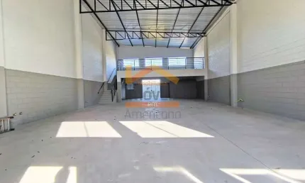 Salão Comercial à Venda ou Locação em Jardim Alphacenter, Santa Bárbara D'oeste-SP: 2 banheiros, 3 vagas, 280m².