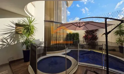 Casa à venda em santa bárbara d'oeste-sp, terras de santa bárbara: 2 quartos, 2 suítes, 2 salas, 5 banheiros, 2 vagas, 287m².