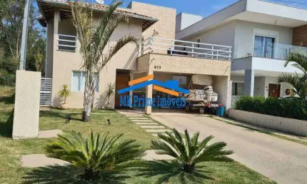 Linda Casa em Condomínio 375m² com 4 suítes no Cond. Los Angeles Cotia.