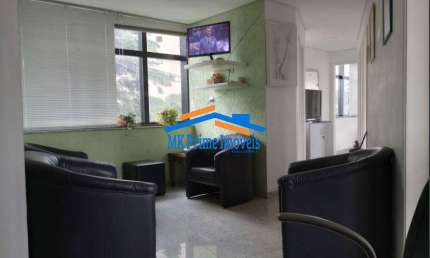 Sala comercial a venda com 124m² ( andar inteiro) - vila osasco- osasco