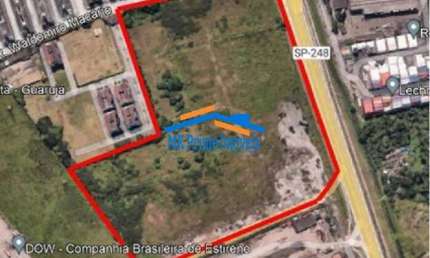 Ótimo Terreno Plano 93.000m² Zoneamento ZDM2 Fachada p/ Rodovia Guaruja/SP