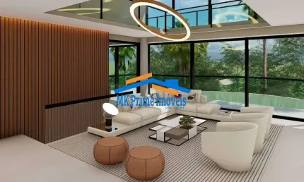 Excelente Casa em Fase de Acabamento no Condomínio Iporanga no Guarujá.