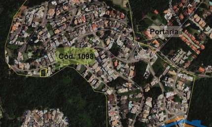 Cond. Golf Village (LOTE) 578,70 m² alto em declive, com linda vista!