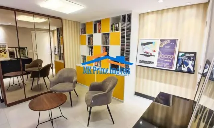 Lindo apartamento mobiliado 2 dormitórios sendo 1 suíte com 2 vagas