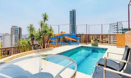 Linda Cobertura com 335 m² no Condomínio Costa Brava, Anália Franco!