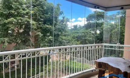 Apartamento Garden 110 m², 3 dormitórios, vista para o bosque.