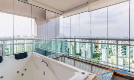 Cobertura de luxo à venda no edifício quartier no campo belo - sp.