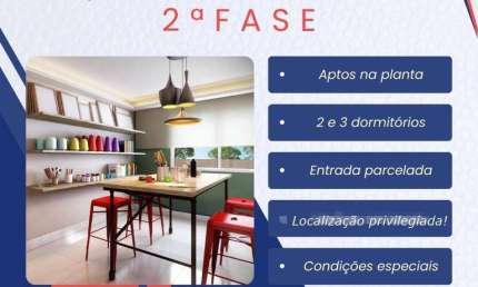 Apartamento Garden c/ 104m², 3 Quartos(1suíte) na planta Square Carapicuíba