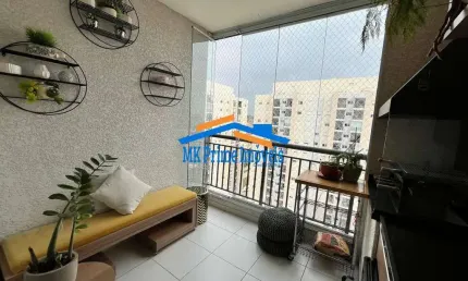 Condomínio prime house bussocaba 3 dorms 70m² apartamento semi mobiliado