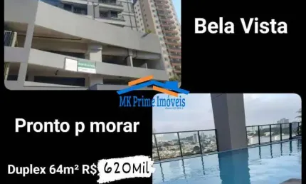 Apartamento de 47m² com Lazer Completo e 1 Vaga de Garagem - Centro Osasco.