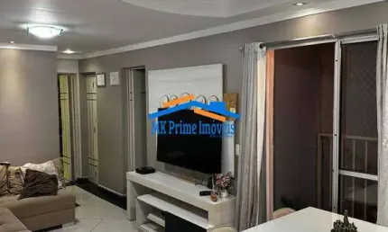 Apartamento 76m² PORTEIRA FECHADA 3 Dorm. sendo 1 Suíte - 2 Vagas