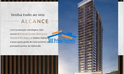 Apartamento com 3 quartos à venda na Avenida Piraíba, Centro Comercial Jubran, Barueri