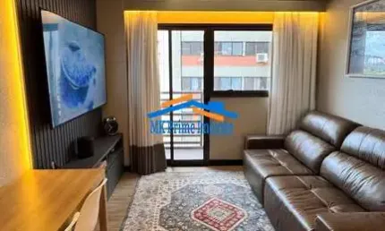 Vende apartamento com 57m², 01 suíte, 01 vaga. centro alphaville.