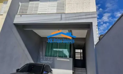 Sobrado 3 Quartos todos Suítes 4 Vagas de Garagem 165m² de Área Construída.