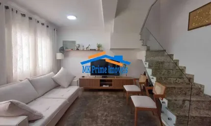 Linda Casa em Condomínio 140m² - 2 Suítes - 3 Vagas - Osasco/SP.