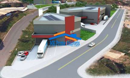 Galpão 800m² - Pé direito 12 metros com Docas - Itapecerica da Serra