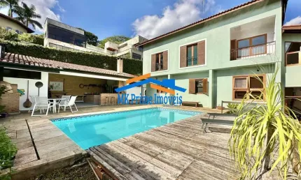 Fazendinha - 4 dorms / 3 suítes, piscina, gourmet, muita natureza!