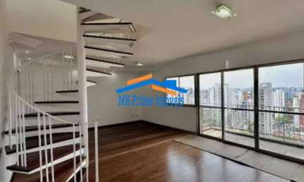Cobertura Duplex em Campo Belo com 269m² - 4 Dorm/Sendo 2 Suítes