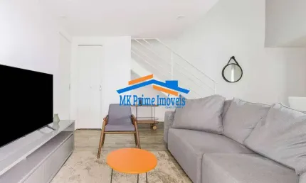 Apartamento  duplex - equipado e decorado - brooklin