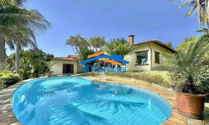 Casa em cond. vila velha - rústica/térrea em 4 lotes, 5 dorm/3ste, piscina!