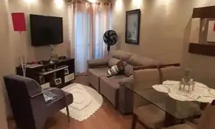 Apartamento com 54 m², 2 dormitórios e 1 vaga de garagem.