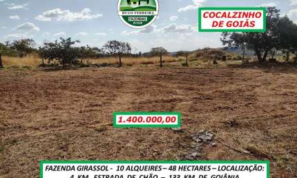OPORTUNIDADE: FAZENDA EM COCALZINHO /GO -ESTRUTURADA