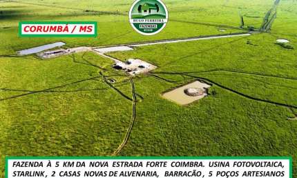 FAZENDA CORUMBÁ/MS-ESTRADAS ACESSÍVEIS O ANO INTEIRO- SEDE ESTRUTURADA