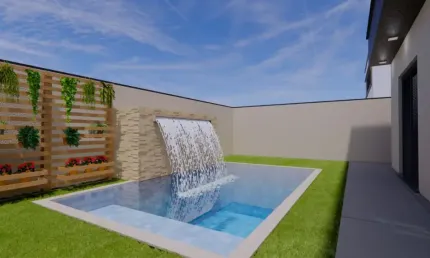 Linda  Casa Térrea  com 3 dormitórios Sendo  1 Suítes e 3 banheiros à Venda, 165 m²  no Bairro  Portal Ville  Jardins  em  Boituva - SP