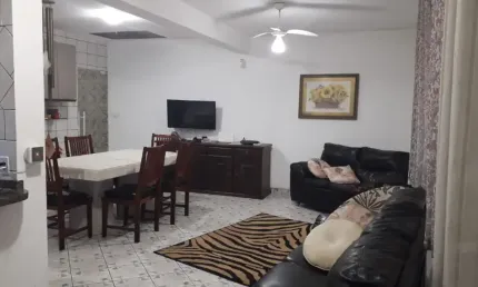 Linda  Casa Térrea  com 3 dormitórios Sendo  1 Suítes e 3 banheiros à Venda, 188 m²  no Balneário Itaoca  em  Mongaguá - SP
