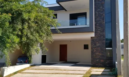 Lindo sobrado  com  201m2 em condomínio fechado terras de são francisco em  sorocaba - sp.