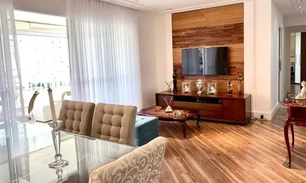 Lindo Apto com 107m2 á venda, 03 dormitórios, Sala, Cozinha Planejada, 02 Vagas, no Condomínio Anima em São Bernardo do Campo - SP