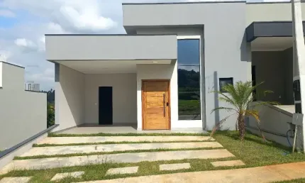 Lindo casa térrea de  147m² à venda no excelente  condomínio  fechado gran reserve em  indaiatuba- sp.