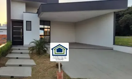 Linda Casa Térrea de 141m² de  área Construída e Terreno 220m2 à venda no excelente Condomínio Fechado  Gran Reserva em Indaiatuba- SP.