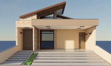 Linda Casa Térrea de 134m² de  área Construída e Terreno 215m2 à venda no excelente Condomínio Fechado  Gran Reserva em Indaiatuba- SP.
